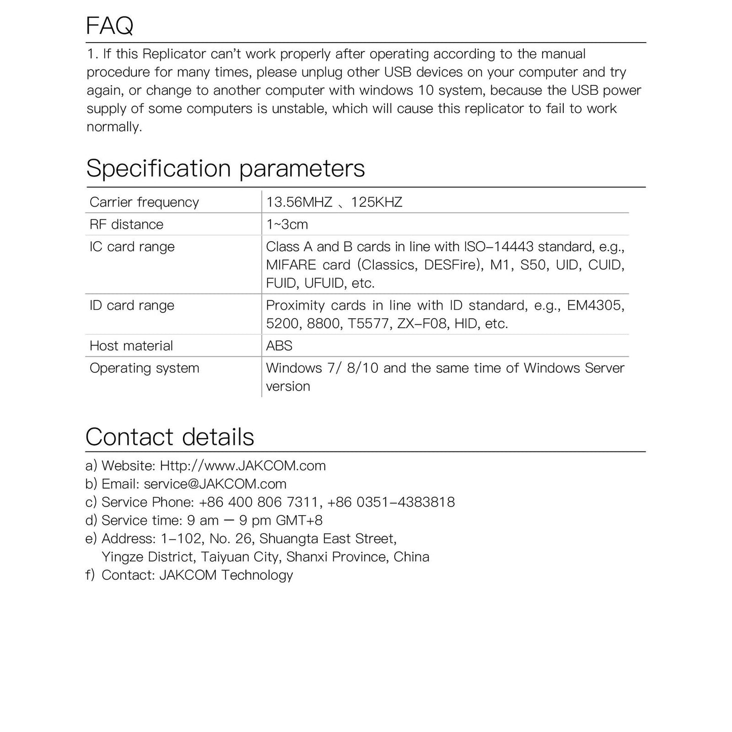 JAKCOM CD2 RFID Replicator For R4 Smart Ring